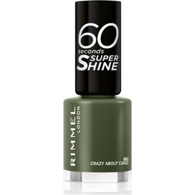Rimmel 60 Seconds Super Shine lakier do paznokci odcień 882 Crazy About Cargo 8 ml