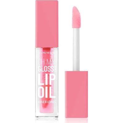 Rimmel Oh My Gloss! Lip Oil olejek do ust o działaniu nawilżającym odcień 001 Pink Flush 4,5 ml