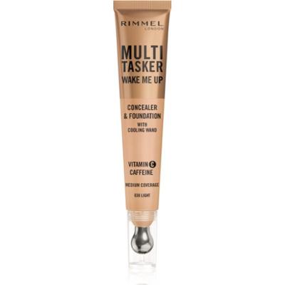 Rimmel Multi-Tasker Wake Me Up podkład i korektor z efektem rozświetlającym odcień 30 Light 20 ml