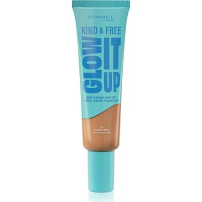 Rimmel Kind & Free Glow It Up lekki podkład nawilżający odcień 201 Classic Beige 30 ml