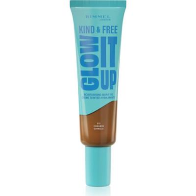Rimmel Kind & Free Glow It Up lekki podkład nawilżający odcień 510 Cinnamon 30 ml