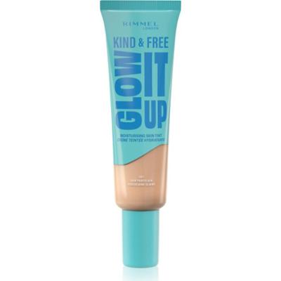 Rimmel Kind & Free Glow It Up lekki podkład nawilżający odcień 001 Fair Porcelain 30 ml