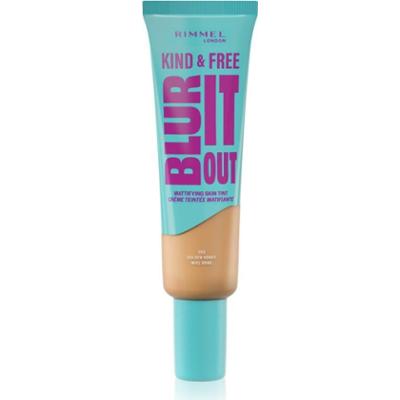 Rimmel Kind & Free Blur It Out lekki podkład nawilżający SPF 20 odcień 350 Golden Honey 30 ml