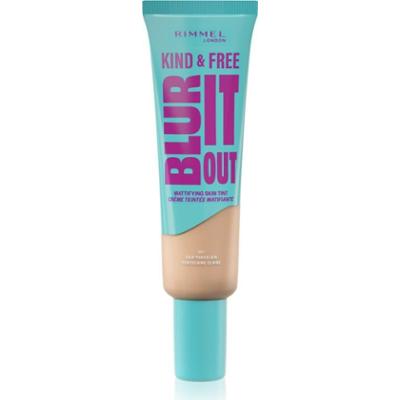Rimmel Kind & Free Blur It Out lekki podkład nawilżający odcień 001 Fair Porcelain 30 ml