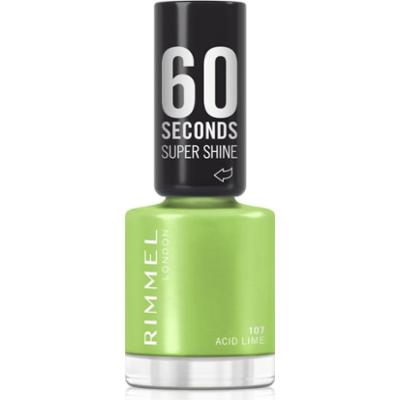 Rimmel 60 Seconds Super Shine lakier do paznokci odcień 107 Acid Lime 8 ml