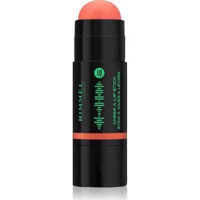 Rimmel Full Volume Cheek & Lip Stick róż do policzków w sztyfcie odcień 210 Peachy Rythm 6 g