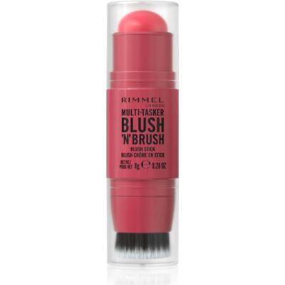 Rimmel Multi-Tasker Blush'N'brush róż do policzków w sztyfcie z pędzelkiem odcień 150 Cherry On Point 8 g