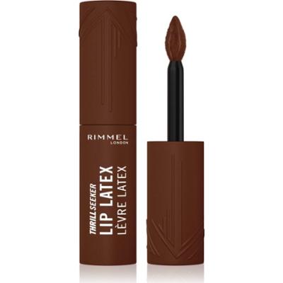 Rimmel Thrill Seeker Lip Latex szminka w płynie odcień 600 Cappuccino Deep 6 ml