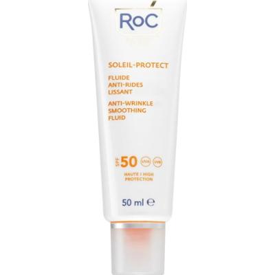 RoC Soleil Protect Anti Wrinkle Smoothing Fluid lekki fluid ochronny przeciw starzeniu się skóry SPF 50 50 ml