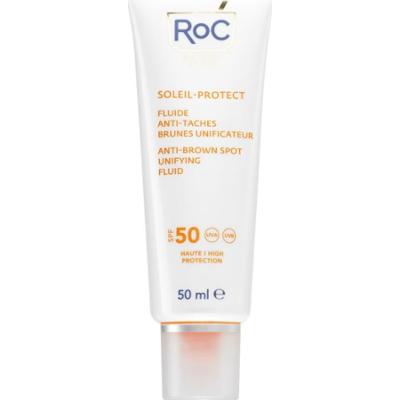 RoC Soleil Protect Anti Brown Spots Unifying Fluid lekki fluid ochronny na przebarwienia SPF 50 50 ml
