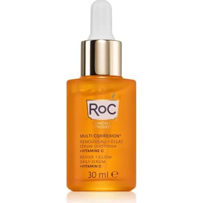 RoC Multi Correxion Revive + Glow serum rozświetlające z witaminą C do twarzy i szyi 30 ml
