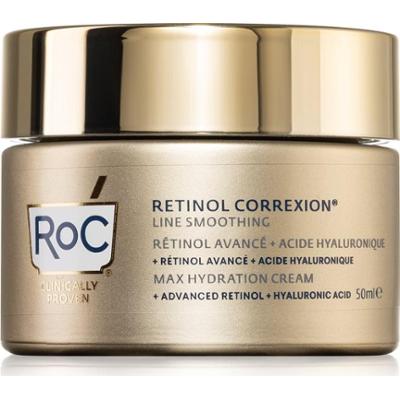 RoC Retinol Correxion Line Smoothing krem nawilżający z kwasem hialuronowym 50 ml