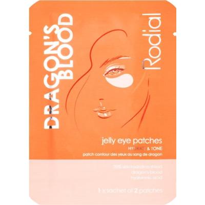 Rodial Dragon's Blood Jelly Eye Patches hydrożelowa maska wokół oczu do nawilżenia i ujędrnienia skóry 4x2 szt.