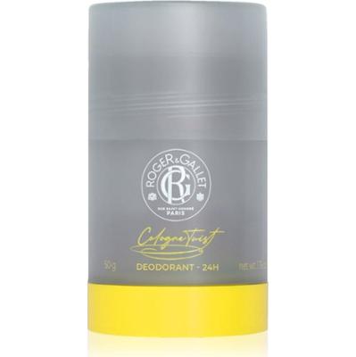 Roger & Gallet Cologne Twist dezodorant w sztyfcie bez dodatku soli aluminium do skóry wrażliwej dla mężczyzn 50 g