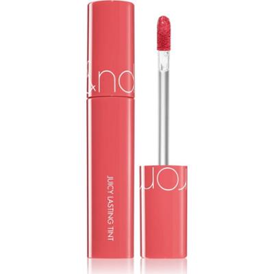 rom&nd Juicy Lasting błyszczyk do ust wysoko napigmentowany odcień 09 Litchi Coral 5,5 g
