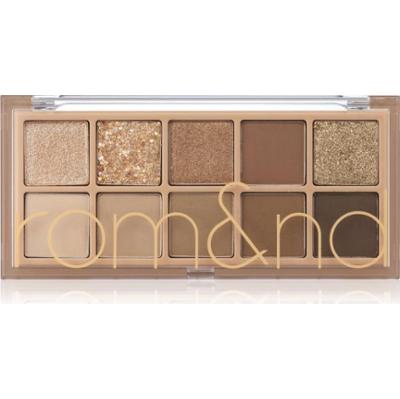 rom&nd Better Than Palette paleta cieni do powiek nadający doskonały wygląd odcień 02 Mahogany Garden 7.5 g