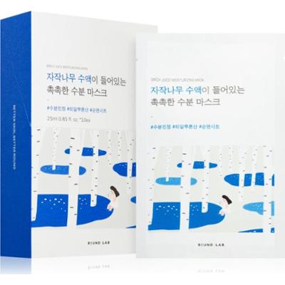 ROUND LAB Birch Juice Mask Sheet maseczka nawilżająca do twarzy z efektem rozświetlającym 10 szt.