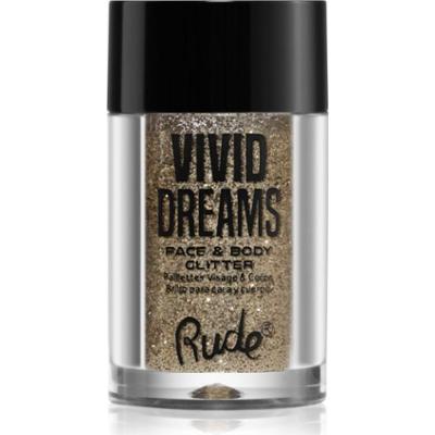 Rude Cosmetics Vivid Dreams brokat do twarzy i ciała odcień Visionary 2.7 g