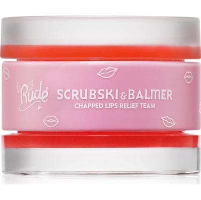 Rude Cosmetics Scrubski & Balmer balsam i peeling do ust odcień Juicy Peach 7.5 g