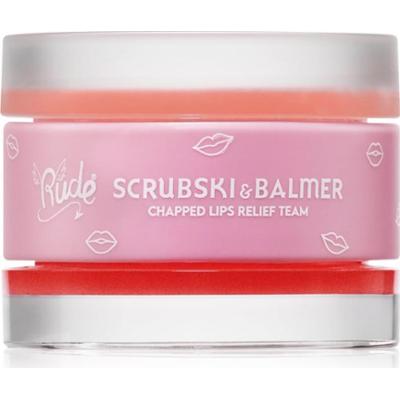 Rude Cosmetics Scrubski & Balmer balsam i peeling do ust odcień Grapefruit 7.5 g