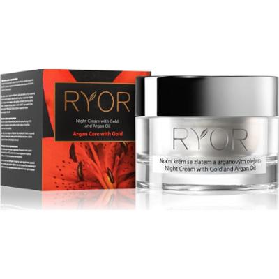 RYOR Argan Care with Gold krem na noc ze złotem i olejkiem arganowym 50 ml