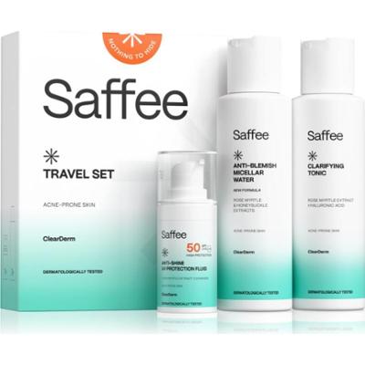 Saffee ClearDerm Travel Set zestaw podróżny do skóry problemowej
