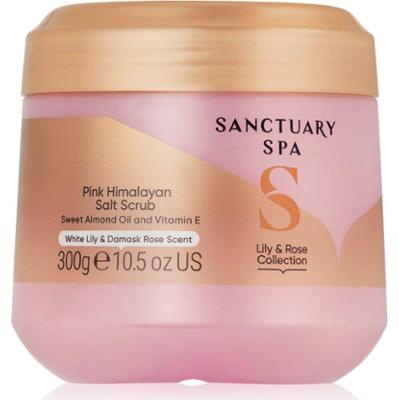 Sanctuary Spa Lily & Rose Collection pielęgnujący peeling do ciała o zapachu kwiatów 300 g