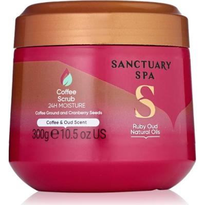 Sanctuary Spa Ruby Oud kawowy peeling do ciała 300 ml