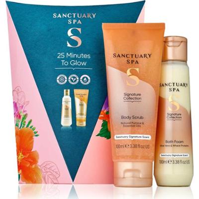 Sanctuary Spa Signature Collection zestaw upominkowy do kąpieli 25 Minutes To Glow