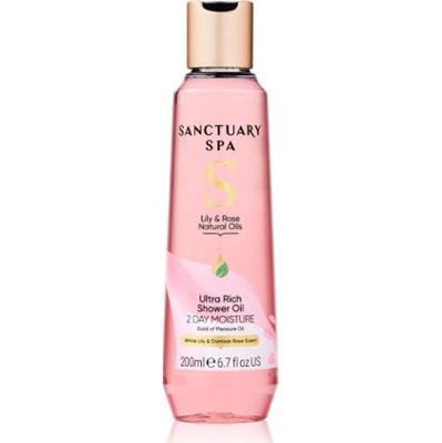 Sanctuary Spa Lily & Rose Natural Oils pielęgnujący olejek pod prysznic 200 ml