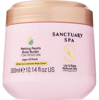 Sanctuary Spa Lily & Rose Natural Oils intensywnie nawilżające masło do ciała 300 ml