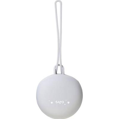 Saro Baby Silicone Pacifier Holder Box pojemnik na smoczek Grey 1 szt.