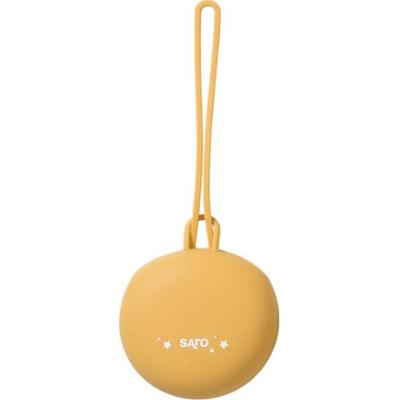 Saro Baby Silicone Pacifier Holder Box pojemnik na smoczek Mustard 1 szt.