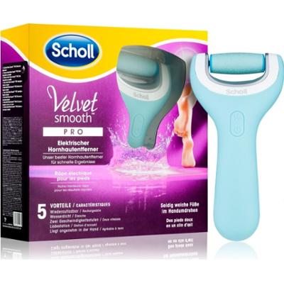 Scholl Velvet Smooth Pro elektroniczny pilnik do stóp wodoodporny 1 szt.