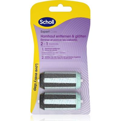 Scholl Expert Care File & Smooth głowica wymienna do elektronicznego pilnika do stóp 2 w 1 2 szt.