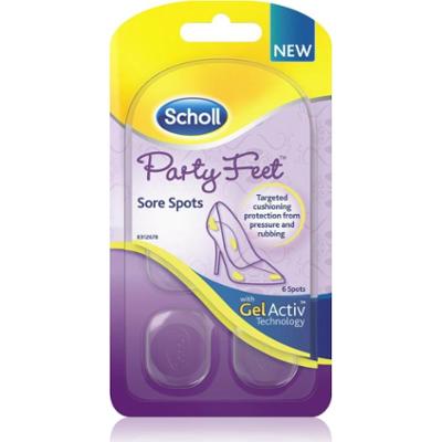 Scholl GelActiv Party Feet poduszki na wrażliwe miejsca stóp 6 szt.