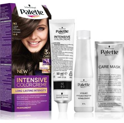 Schwarzkopf Palette Intensive Color Creme trwała farba do włosów odcień 4-0 N3 Medium Brown 1 szt.