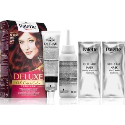 Schwarzkopf Palette Deluxe trwała farba do włosów odcień 6-888 Flaming Red 1 szt.