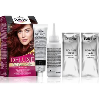 Schwarzkopf Palette Deluxe trwała farba do włosów odcień 5-88 679 Intensive Red Violet 1 szt.