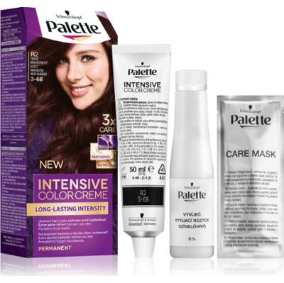 Schwarzkopf Palette Intensive Color Creme trwała farba do włosów odcień 3-68 R2 Dark Mahogany 1 szt.