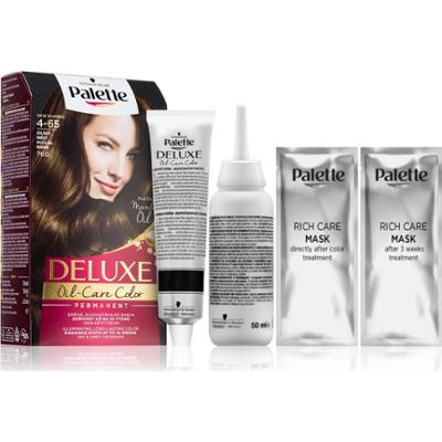Schwarzkopf Palette Deluxe trwała farba do włosów odcień 4-65 Dazzling Brown 1 szt.