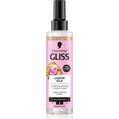 Schwarzkopf Gliss Liquid Silk odżywka bez spłukiwania do wzmocnienia włosów i nadania im większego połysku 200 ml