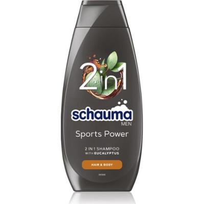 Schwarzkopf Schauma MEN żel pod prysznic i szampon 2w1 dla mężczyzn Sports Power 400 ml