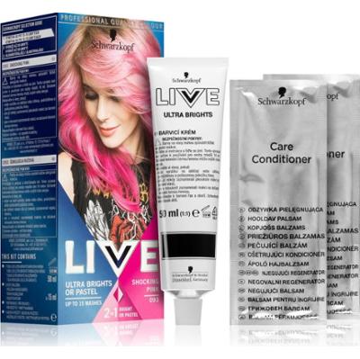 Schwarzkopf LIVE Ultra Brights or Pastel semi-permanentna farba do włosów odcień 093 Shocking Pink 1 szt.