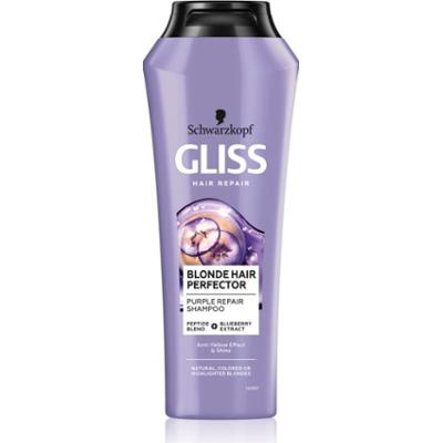 Schwarzkopf Gliss Blonde Hair Perfector szampon do włosów neutralizująca żółtawe odcienie 250 ml