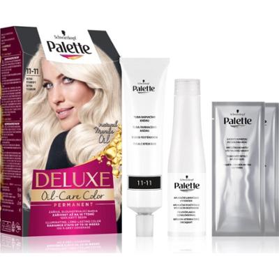 Schwarzkopf Palette Deluxe trwała farba do włosów odcień 11-11 Ultra Titanium 1 szt.