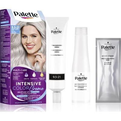 Schwarzkopf Palette Intensive Color Creme trwała farba do włosów odcień 9.5-21 Luminous Silver Blonde 1 szt.