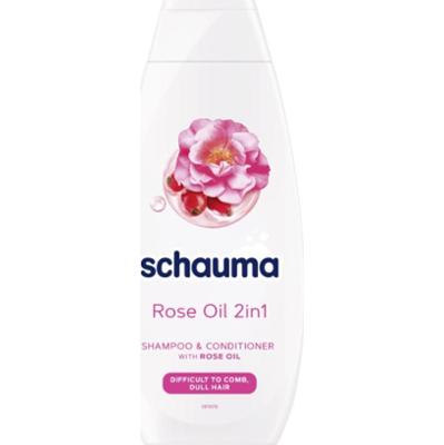 Schwarzkopf Schauma Rose Oil szampon z odżywką 2w1 dla łatwego rozczesywania włosów 400 ml