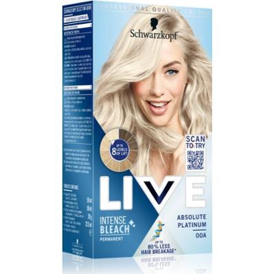 Schwarzkopf LIVE Intense Bleach dekoloryzator do włosów 00A Absolute Platinum 1 szt.