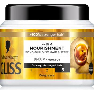 Schwarzkopf Gliss Oil Nutritive intensywnie odżywcza maska do włosów zniszczonych 400 ml